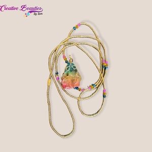 Waist beads,  bracelets,  anklets,  and earrings